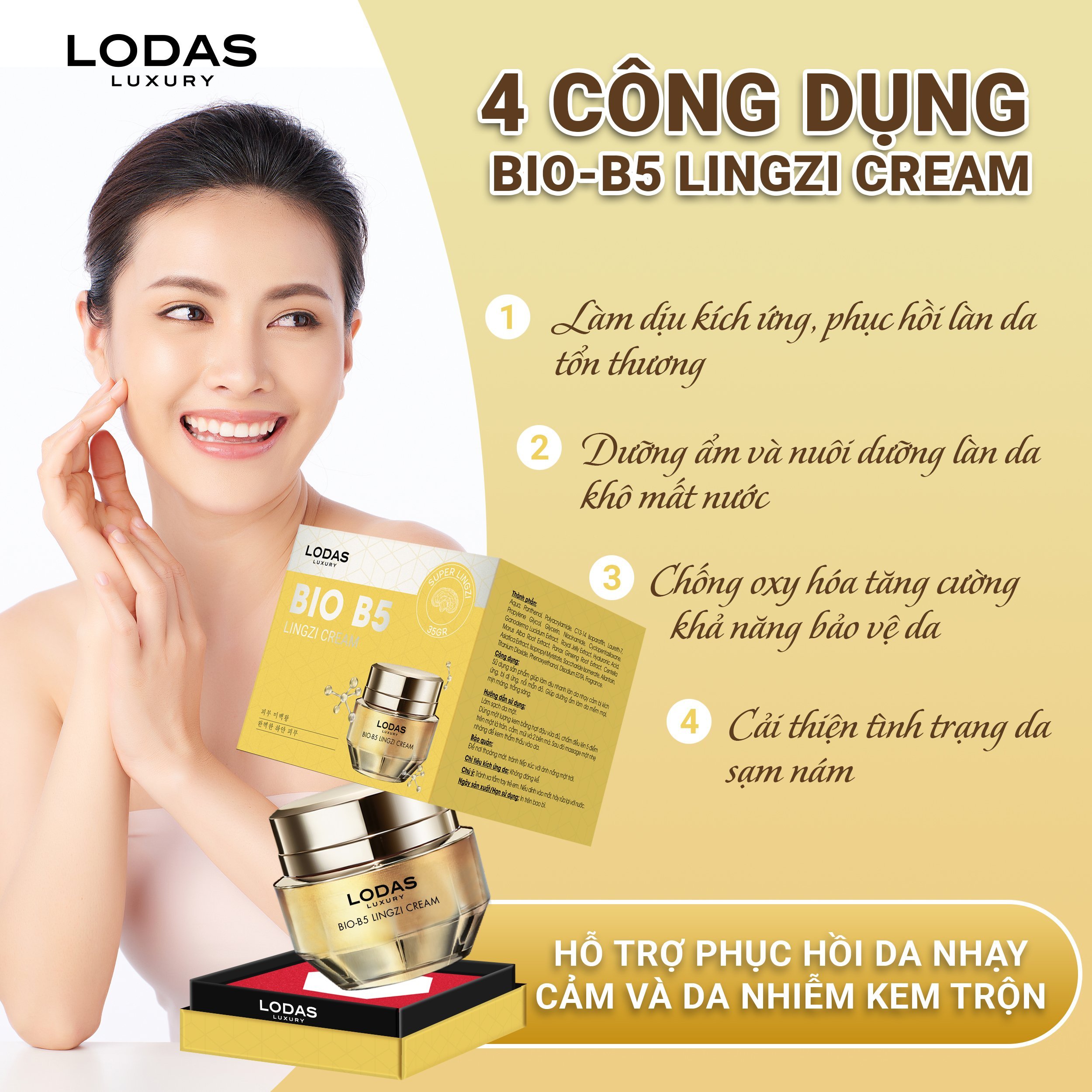 Bio B5 Lingzi Creamface phục hồi